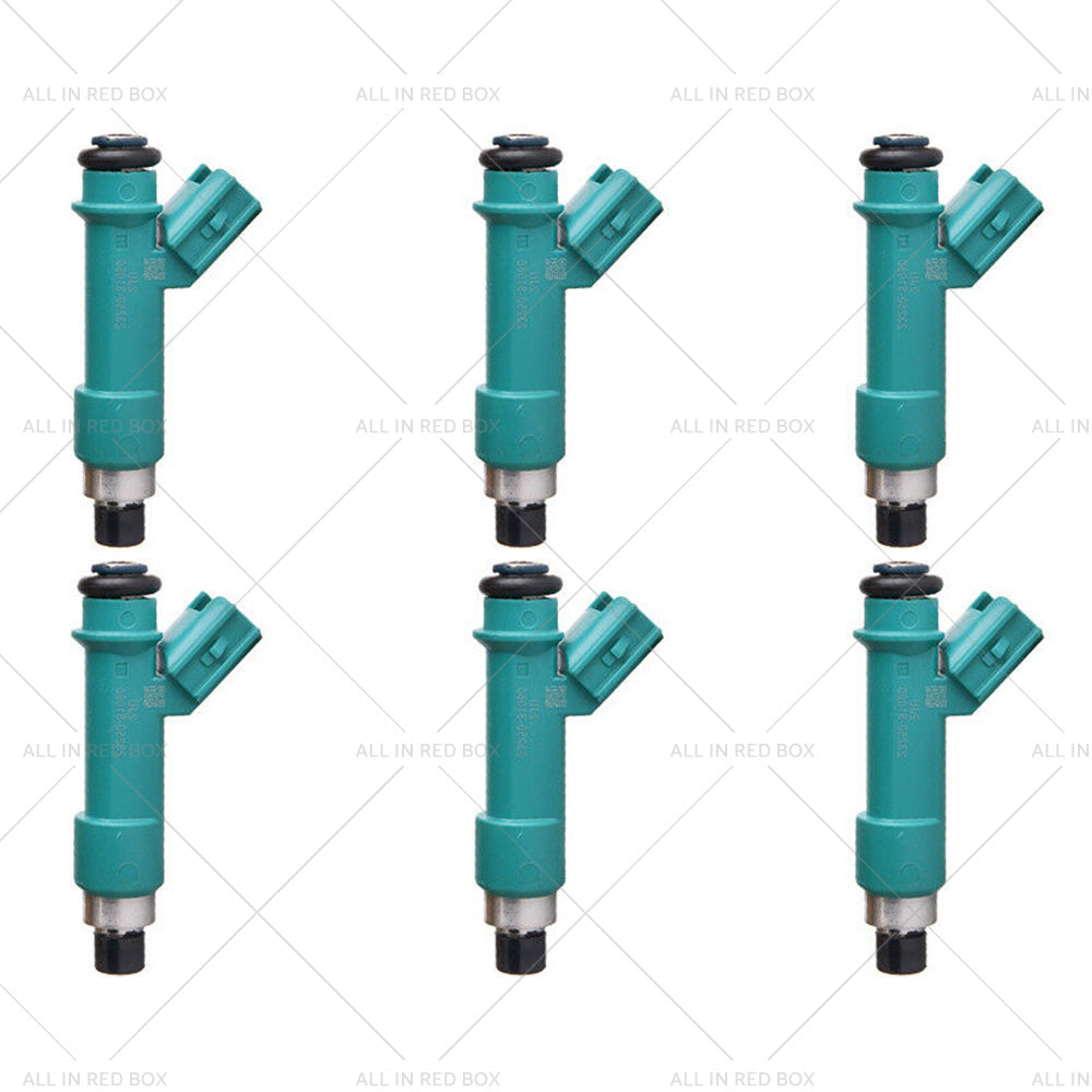 6x Fuel Injectors Suitable For Landcruiser Prado FJ Cruiser Hilux 1GRFE V6 4. 0L-4